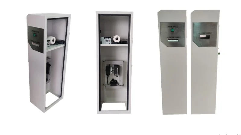 Dispensador ingreso y salida